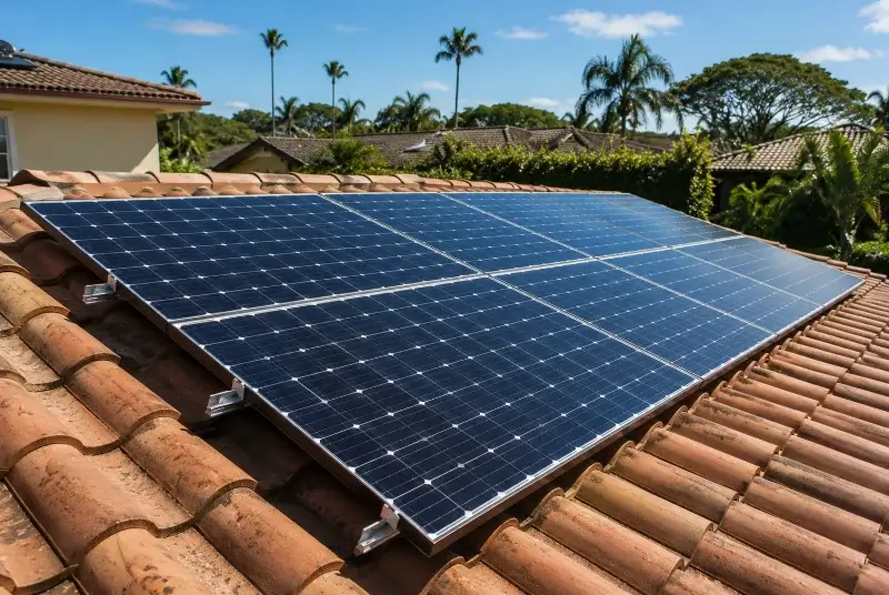 Installation de panneaux solaires à Andilly